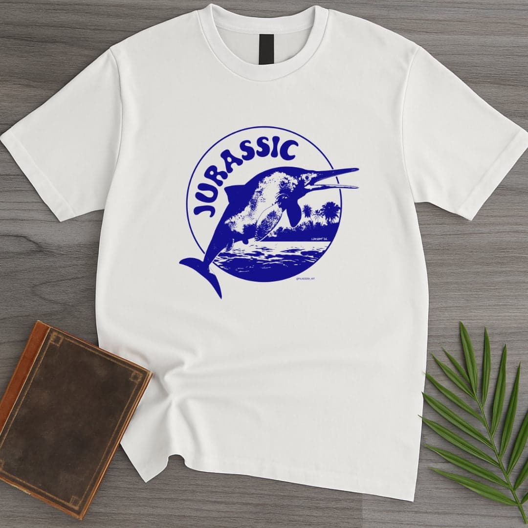T-Shirt White / S The Jurassic Oceans T-Shirt (palaeoden_art)