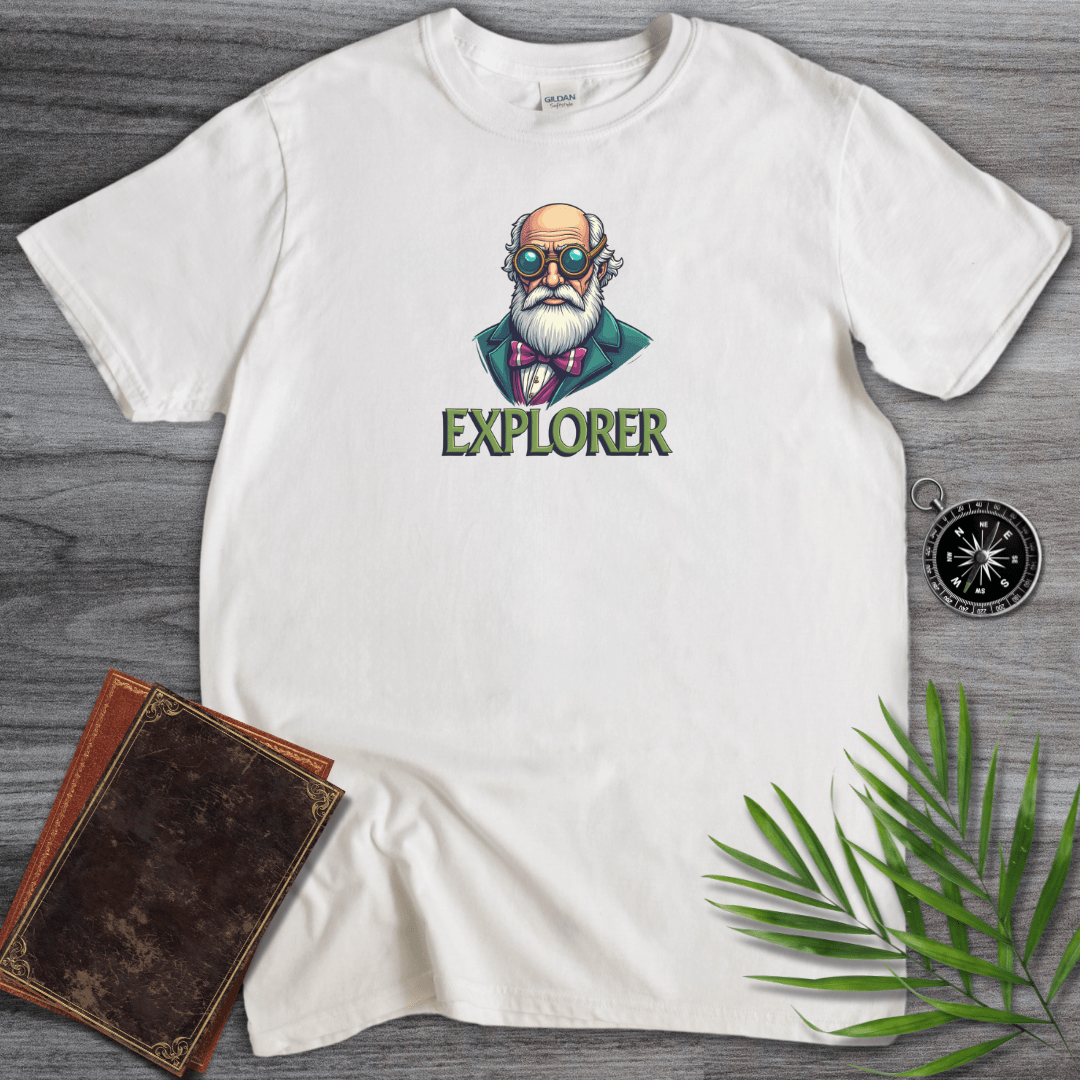 T-Shirt White / S The Steampunk Explorer T-Shirt