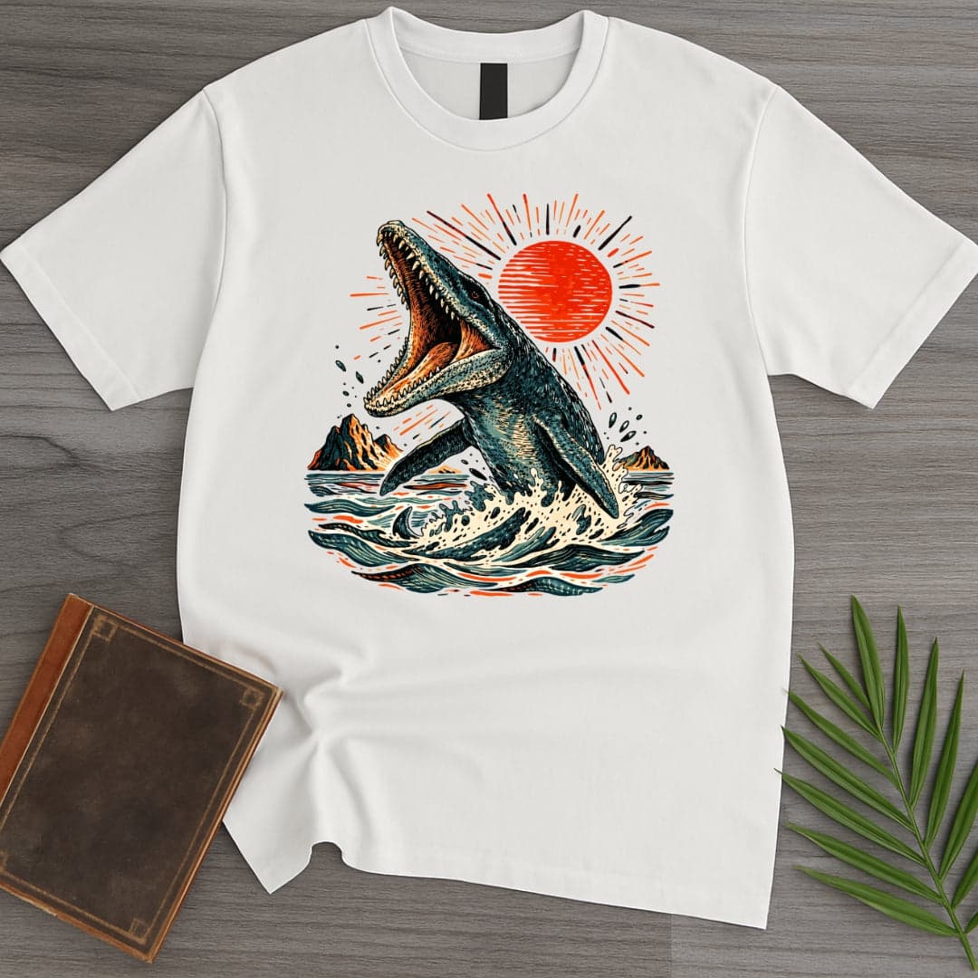 T-Shirt White / S The West Coast Mosasaurus T-Shirt