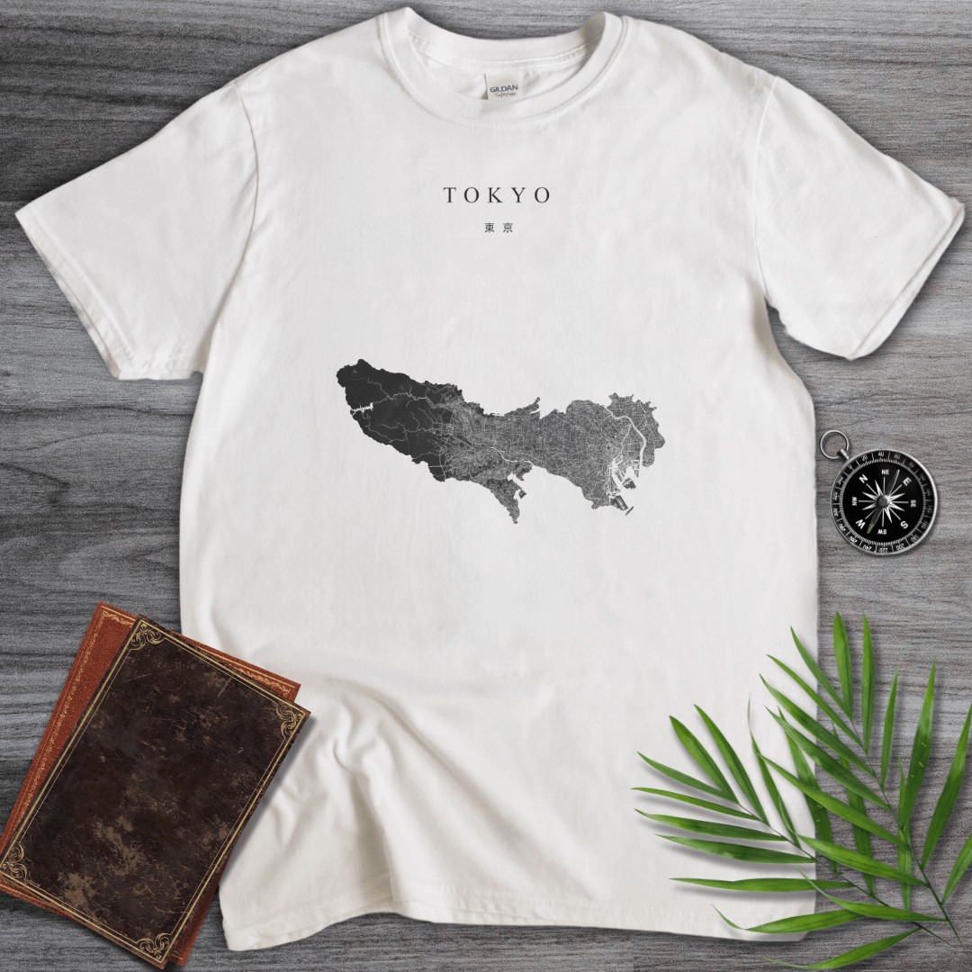 T-Shirt White / S Tokyo Map T-Shirt