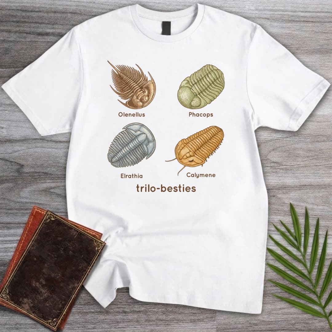 T-Shirt White / S Trilobite Besties T-Shirt