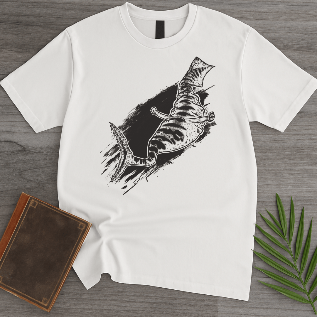 T-Shirt White / S Tullymonster Mystery of the Carboniferous T-Shirt (farkas.art)