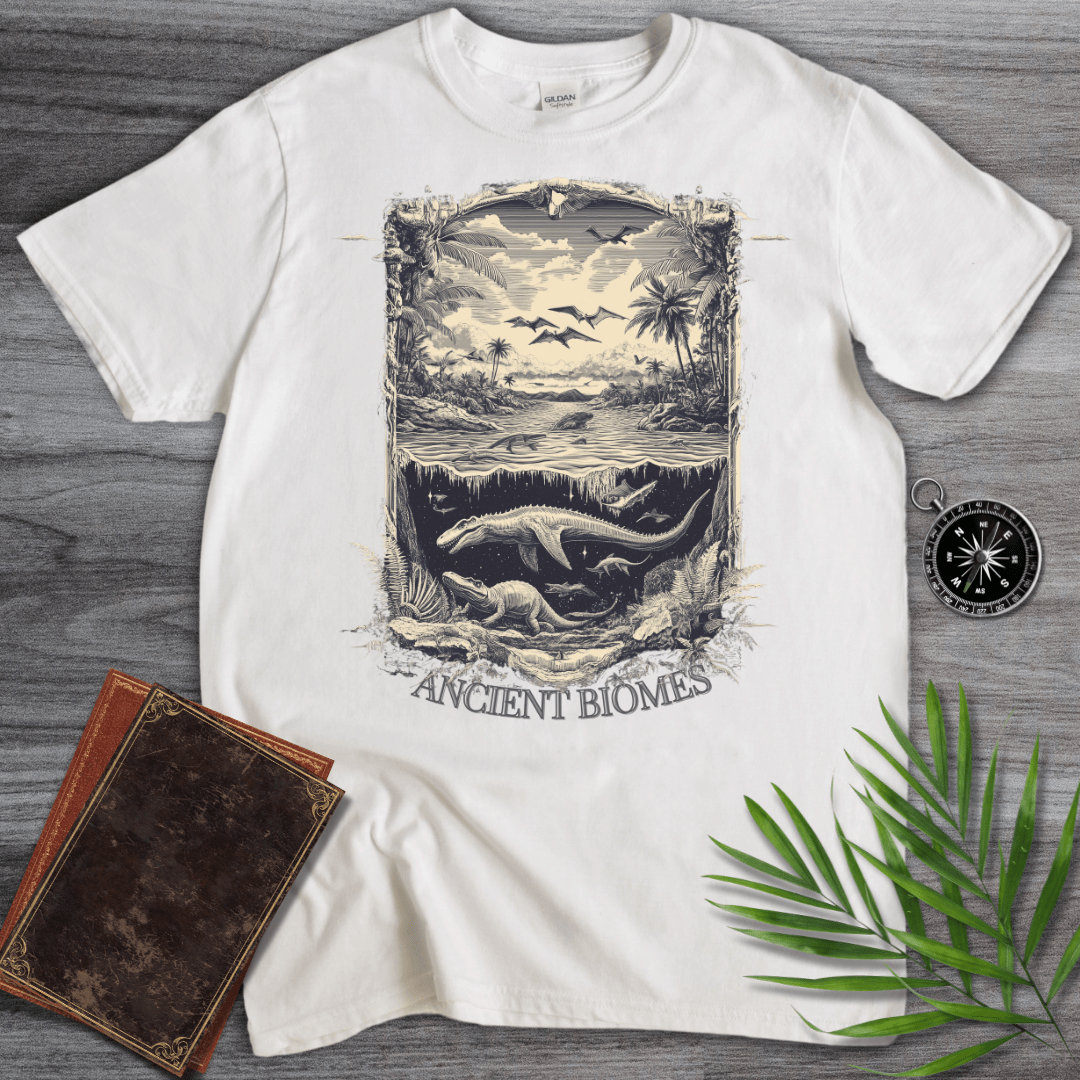 T-Shirt White / S Victorian Ancient Biomes T-Shirt