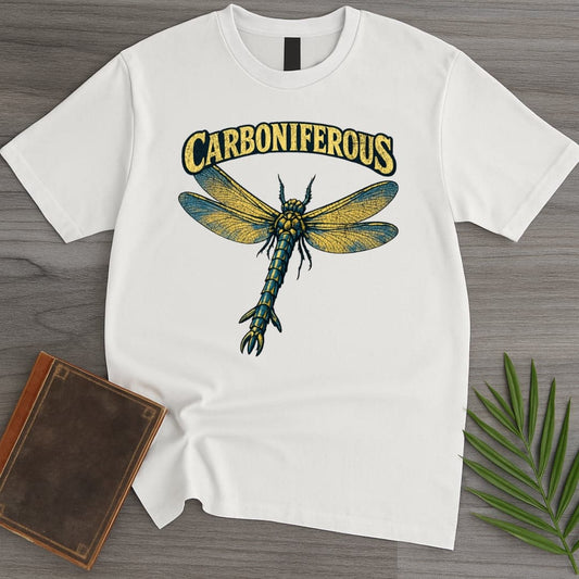 T-Shirt White / S Vintage Carboniferous Meganeura T-Shirt
