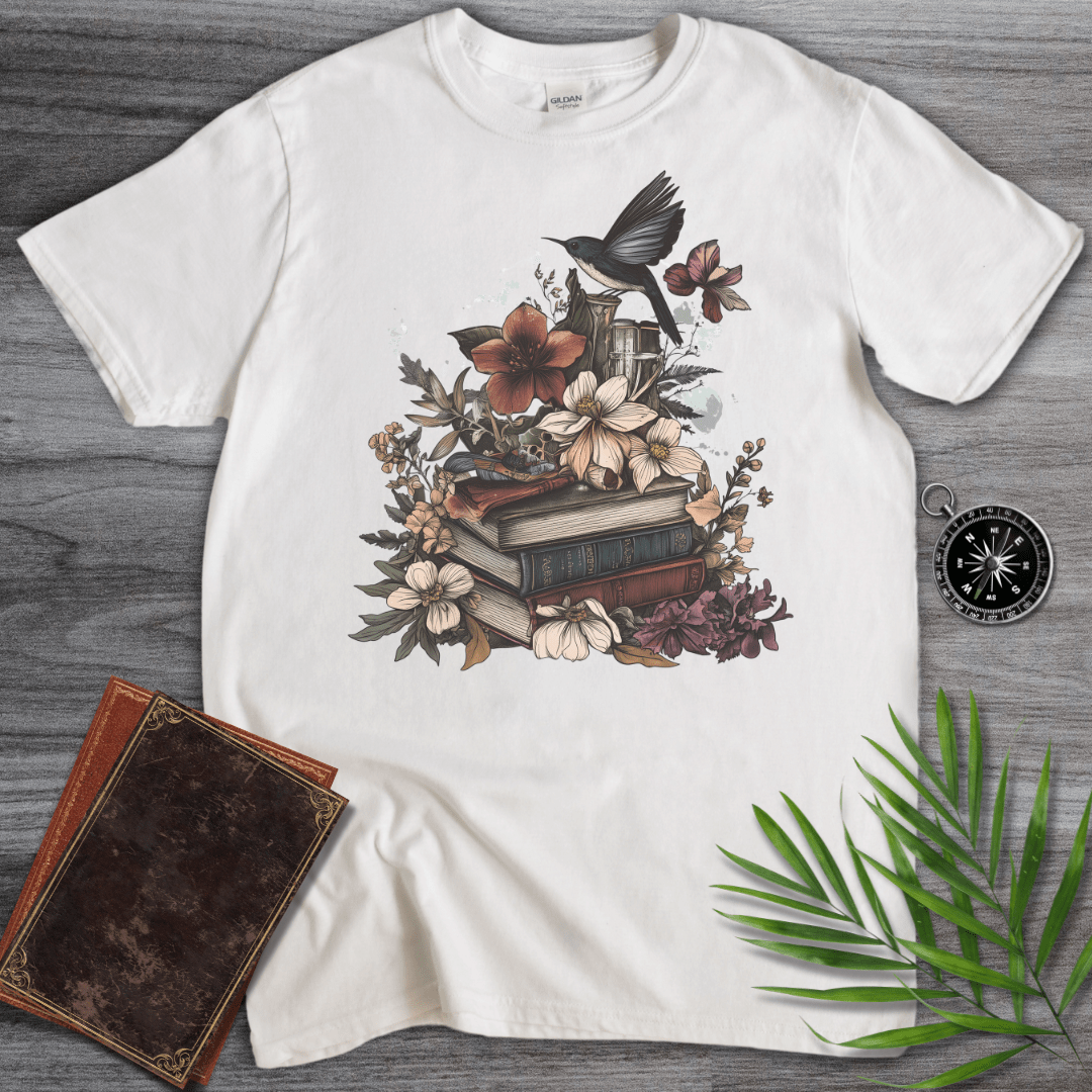 T-Shirt White / S Vintage Floral Nature T-Shirt