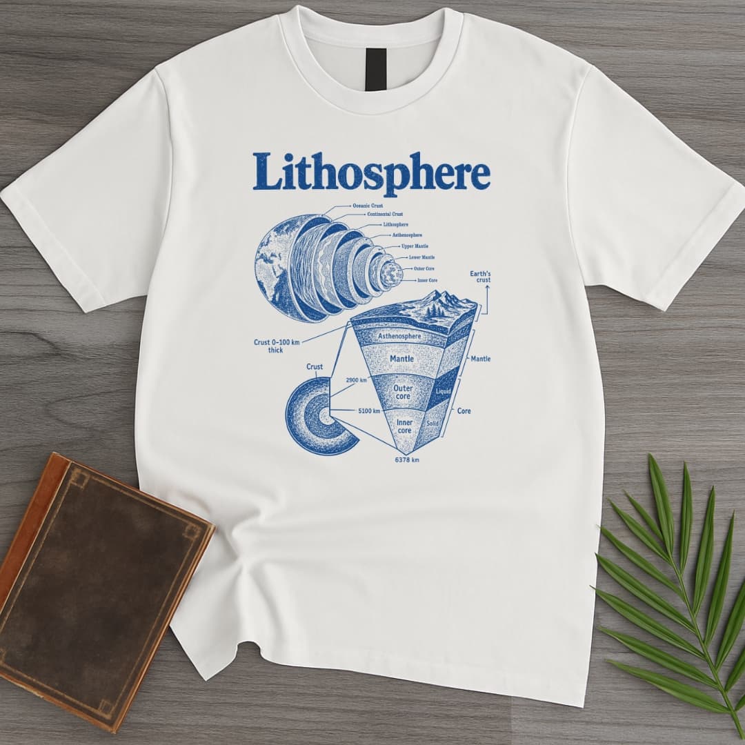T-Shirt White / S Vintage Lithosphere T-Shirt