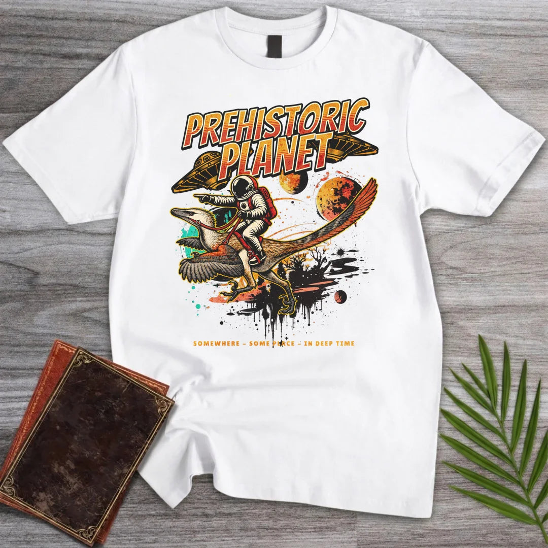 T-Shirt White / S Vintage Prehistoric Planet T-Shirt