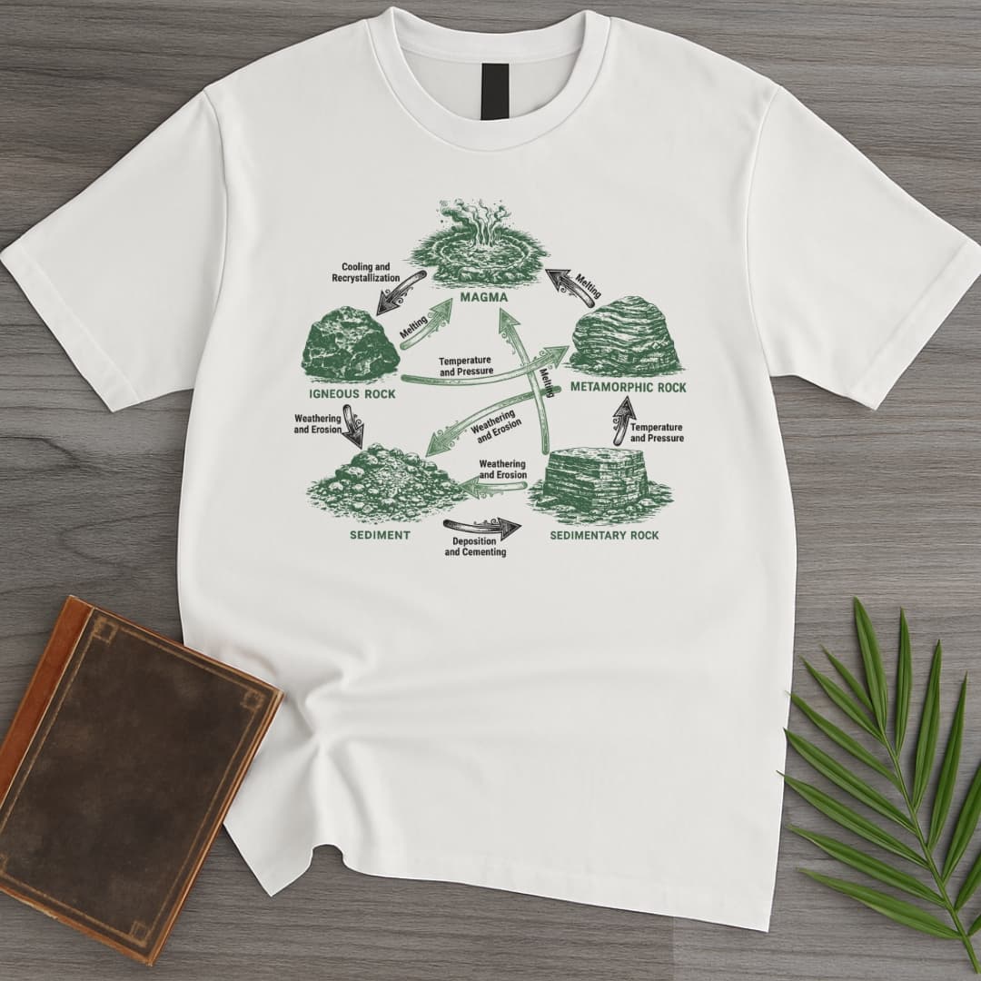 T-Shirt White / S Vintage Rock Cycle T-Shirt