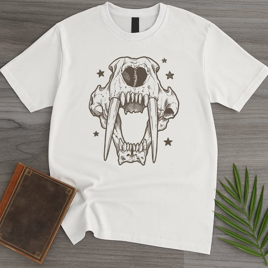T-Shirt White / S Vintage Saber Skull T-Shirt