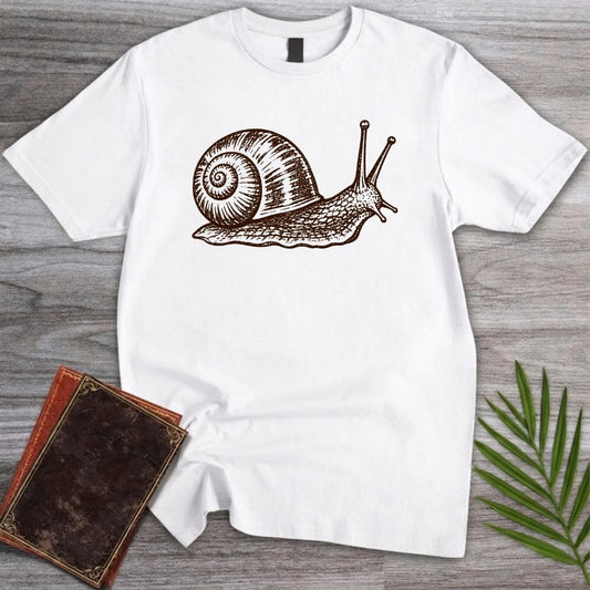 T-Shirt White / S Vintage Snail T-Shirt