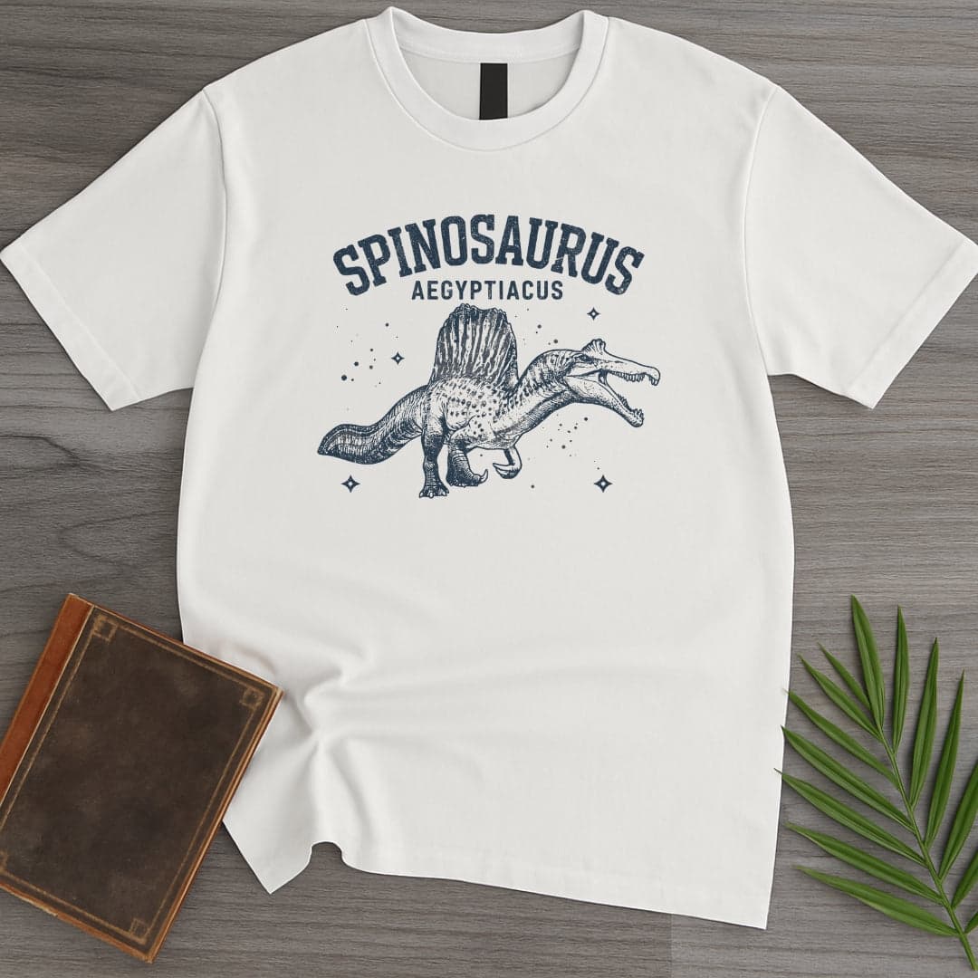 T-Shirt White / S Vintage Spinosaurus Aegyptiacus T-Shirt