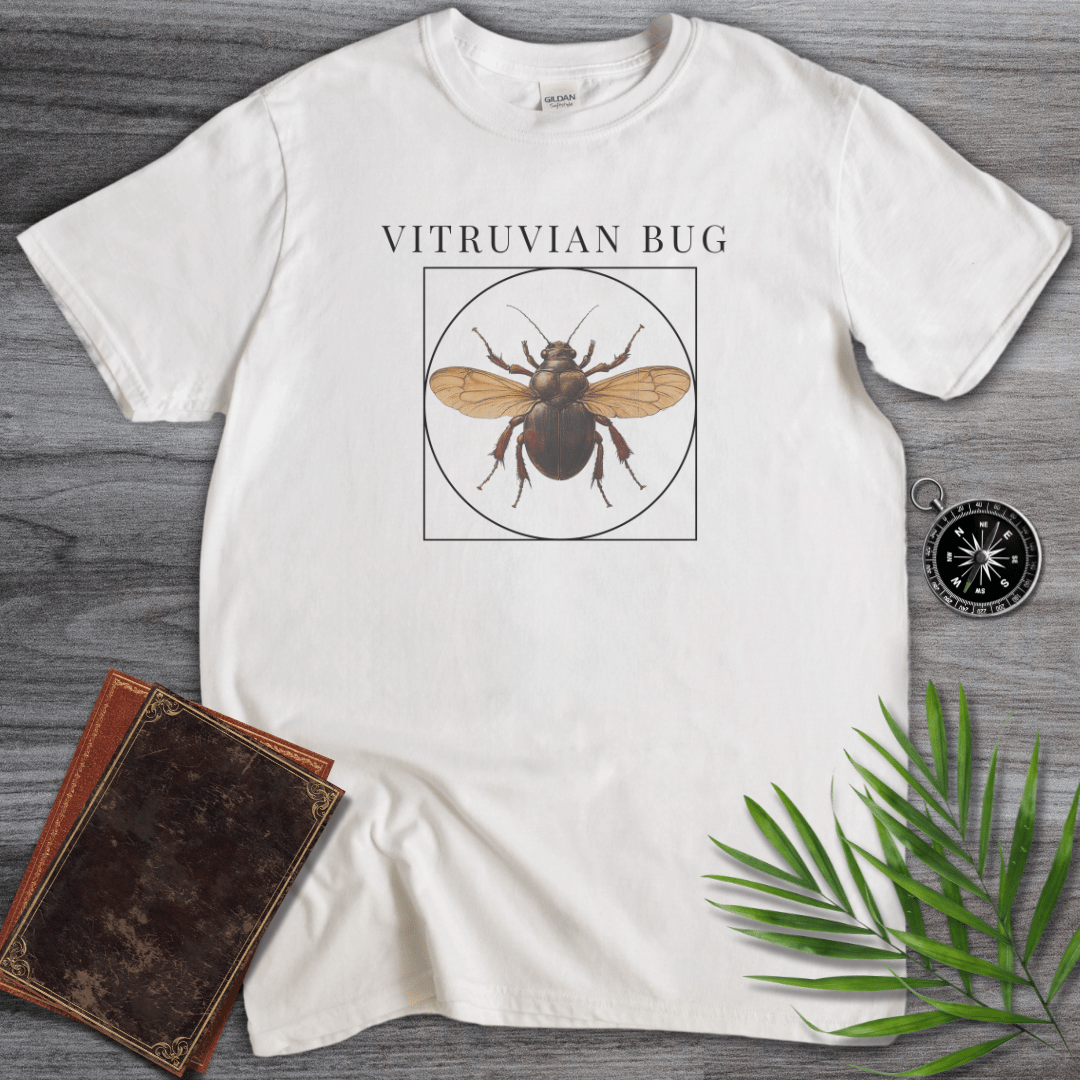 T-Shirt White / S Vitruvian Bug T-Shirt