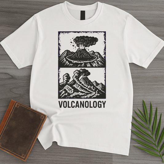 T-Shirt White / S Volcanology in Black Smoke T-Shirt