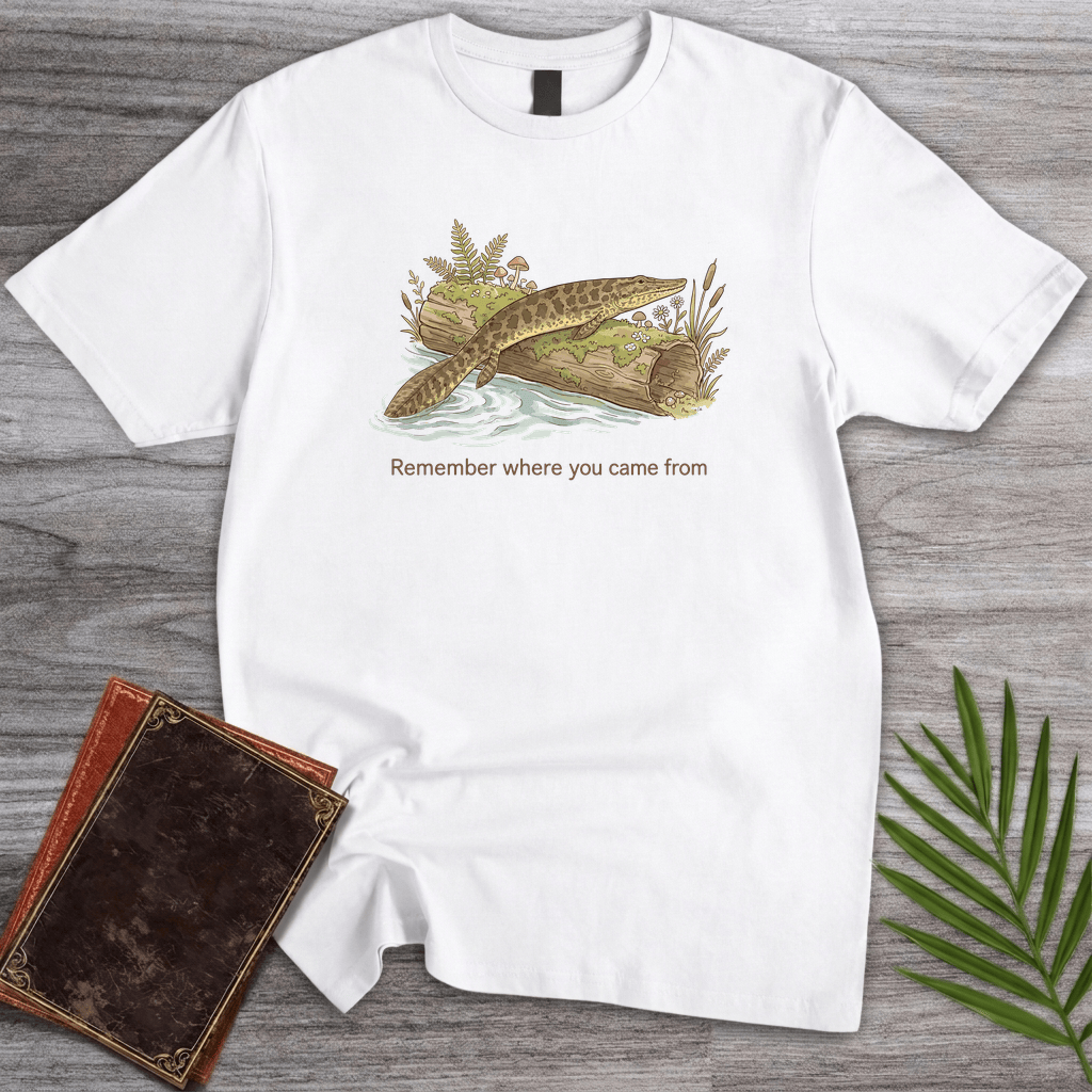 T-Shirt White / S Wandering Tiktaalik T-Shirt