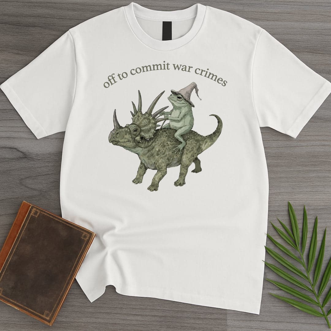 T-Shirt White / S War Criminal Frog T-Shirt